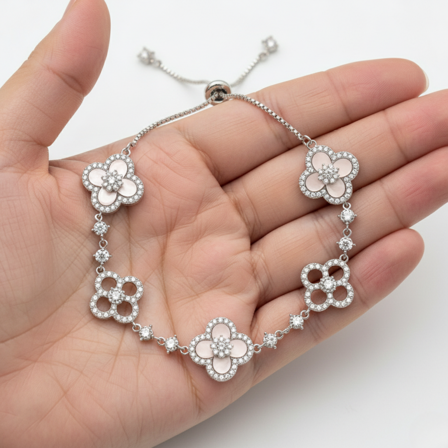 Armbånd "Diamond Blossom"