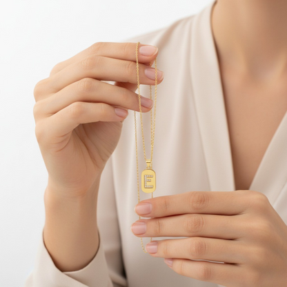 Initial Halskæde "Glow Sparkle"