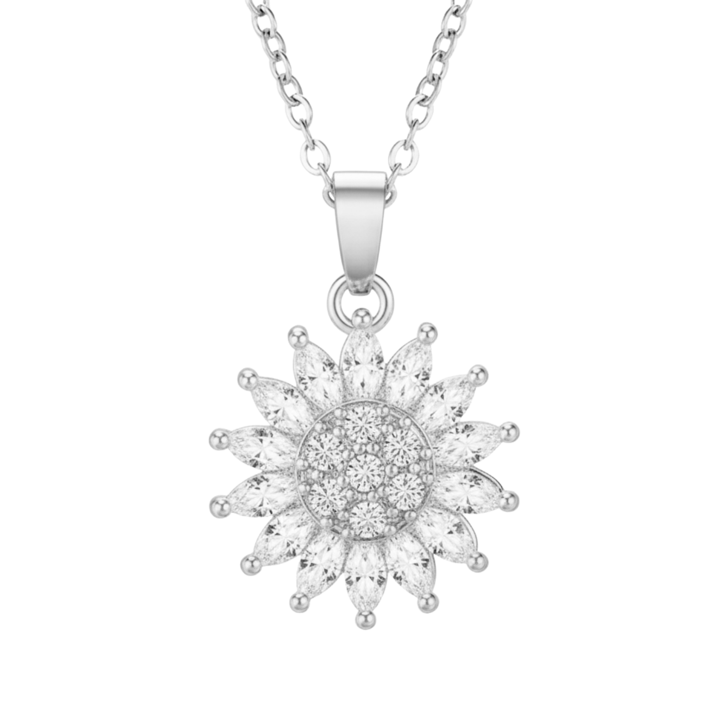 Roterende Halskæde "Sunflower"