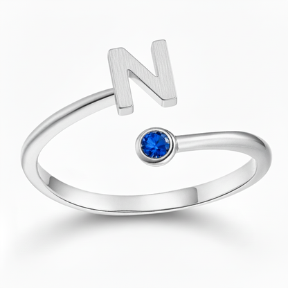 Justerbar Initial Ring "Essence"