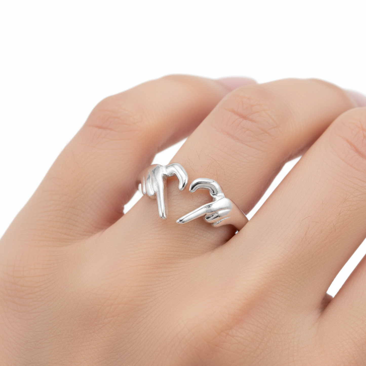 Justerbar ring "Sign of Love"