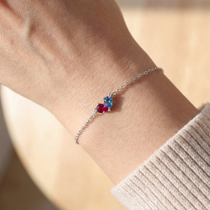 Armbånd "Twin Hearts"