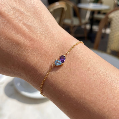 Armbånd "Twin Hearts"