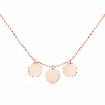 Initial Necklace “Initial disc”