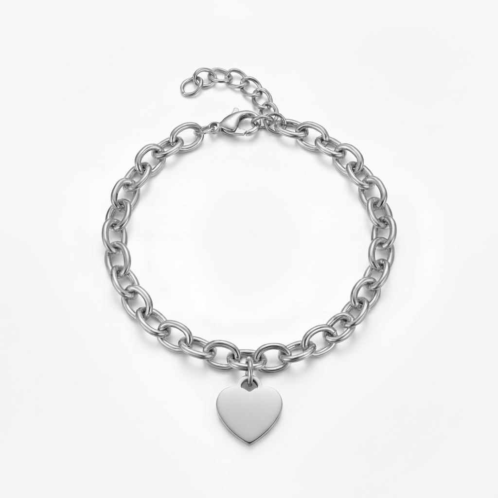 Initial Armbånd "Custom Hearts"