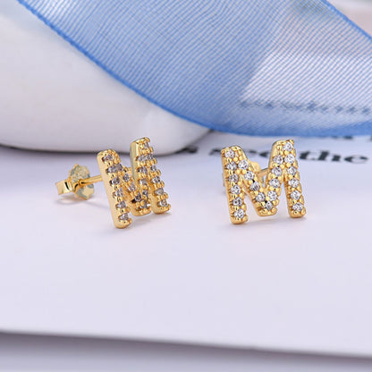 Initial Øreringe "Identity"