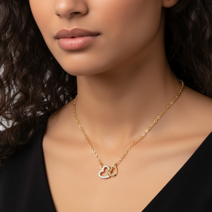 Halskæde "Double Love"