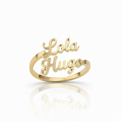 Justerbar navnering "Double Script"