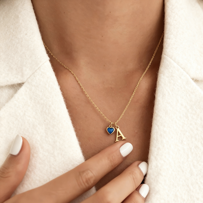 Initial Halskæde "Eternal Whisper"