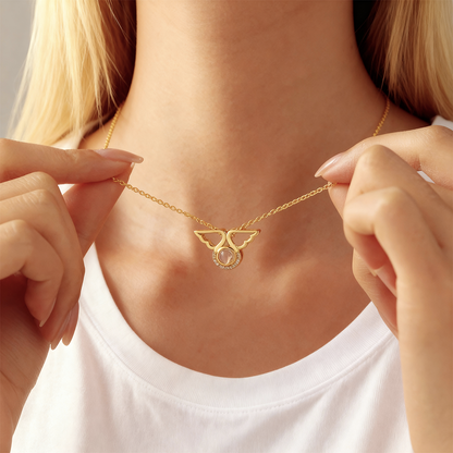 Projektion Halskæde "Angel Wings"