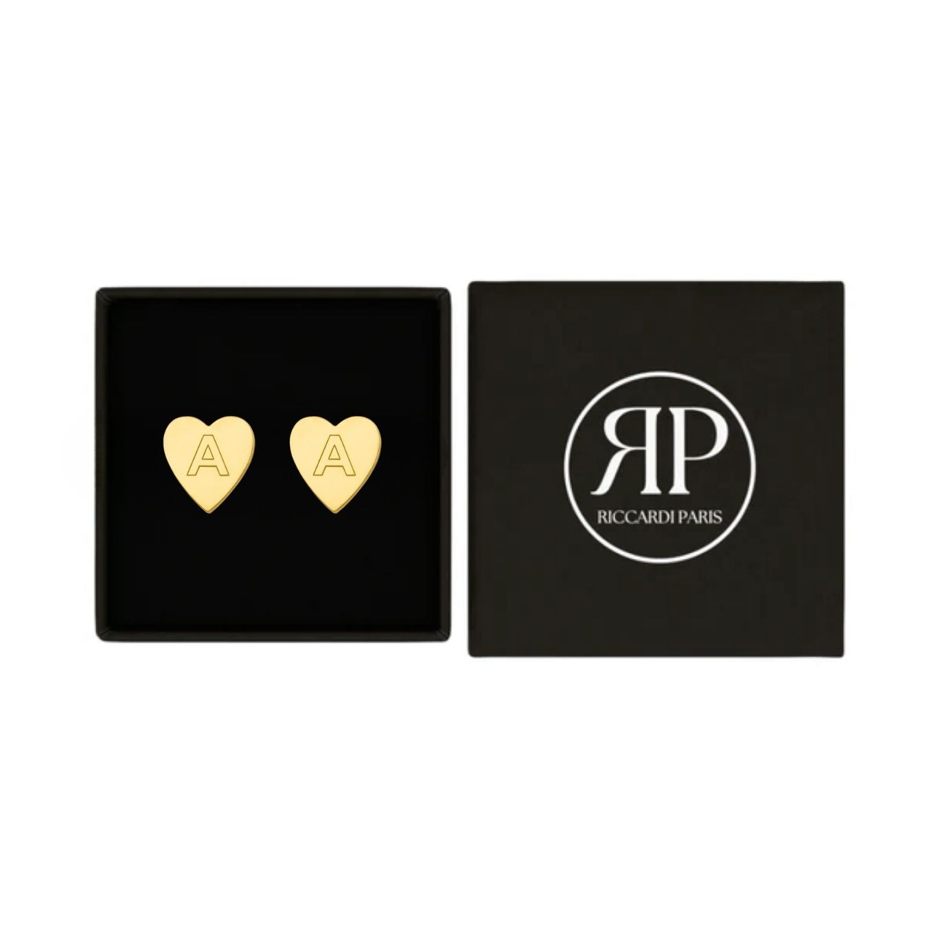 Initial Øreringe "Chic Heart"