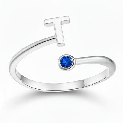 Justerbar Initial Ring "Essence"