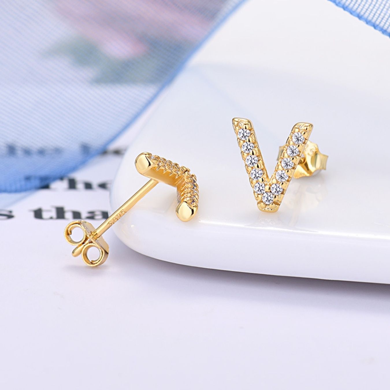 Initial Øreringe "Identity"