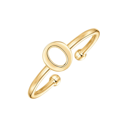 Justerbar Initial Ring "Chic"