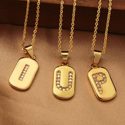 Initial Halskæde "Glow Sparkle"