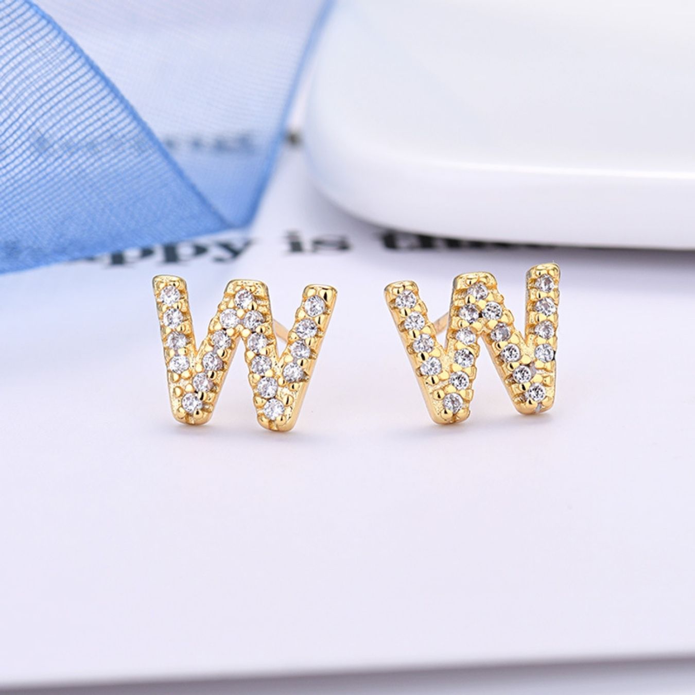 Initial Øreringe "Identity"