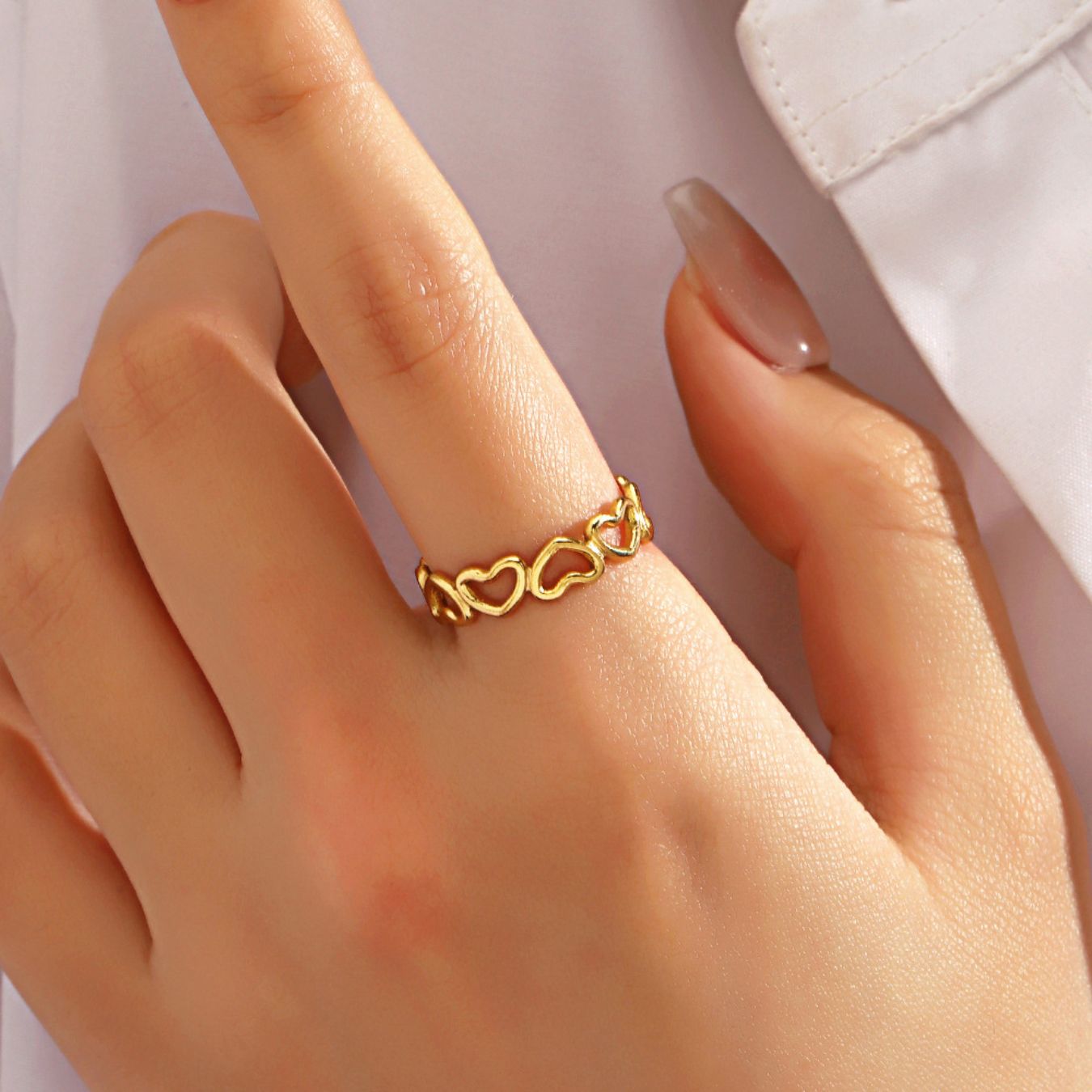 Justerbar ring "Love Link"