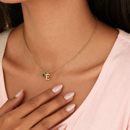 Initial Halskæde "Eternal Whisper"