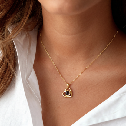 Projektion Halskæde "Heart"