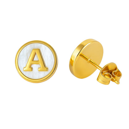 Initial Øreringe "Vintage"