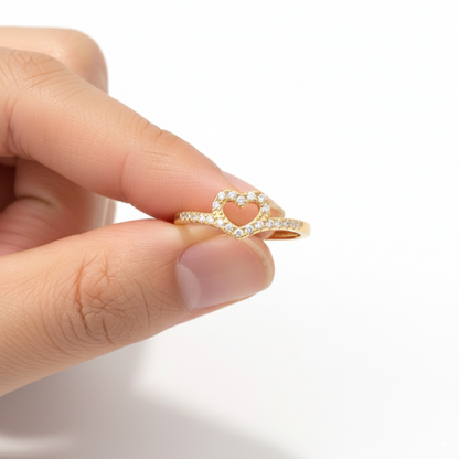 Justerbar ring "Pure Love"