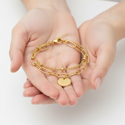 Initial Armbånd "Vibes"