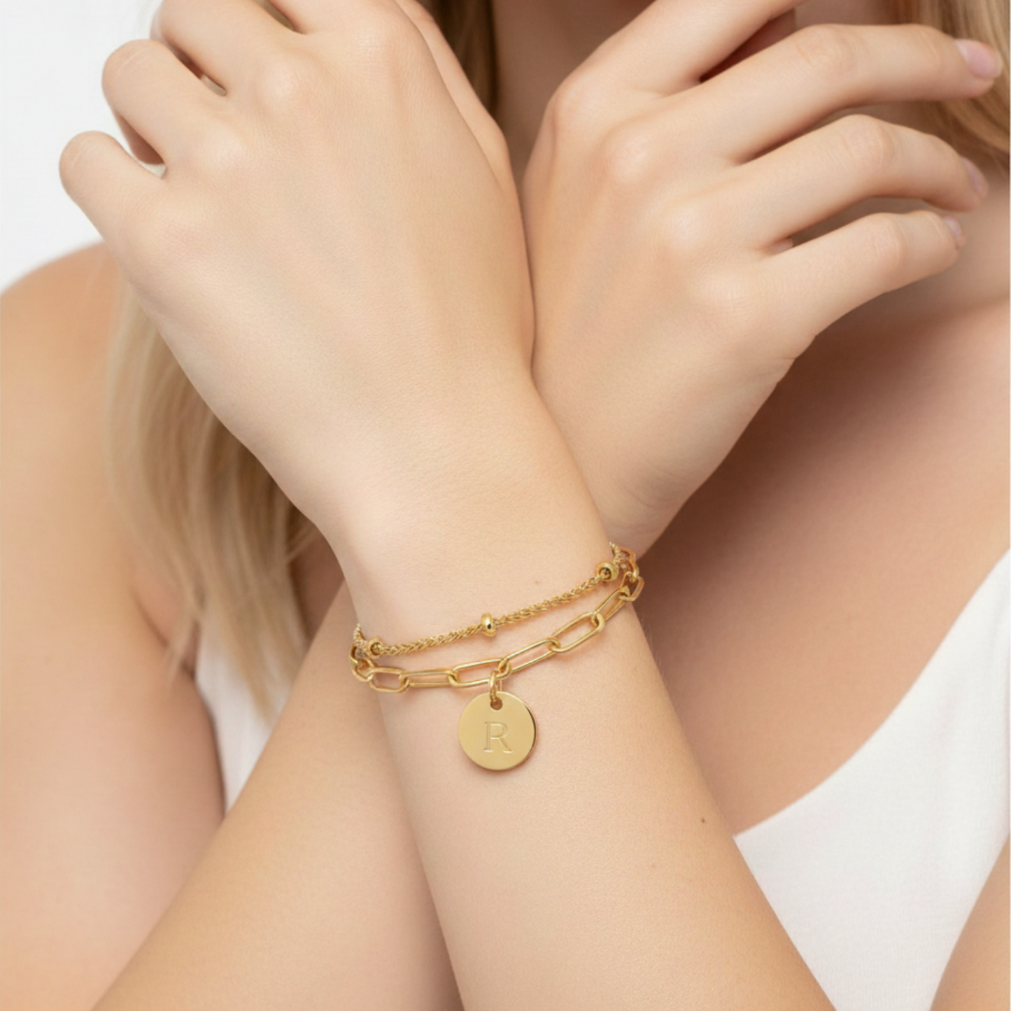 Initial Armbånd "Vibes"