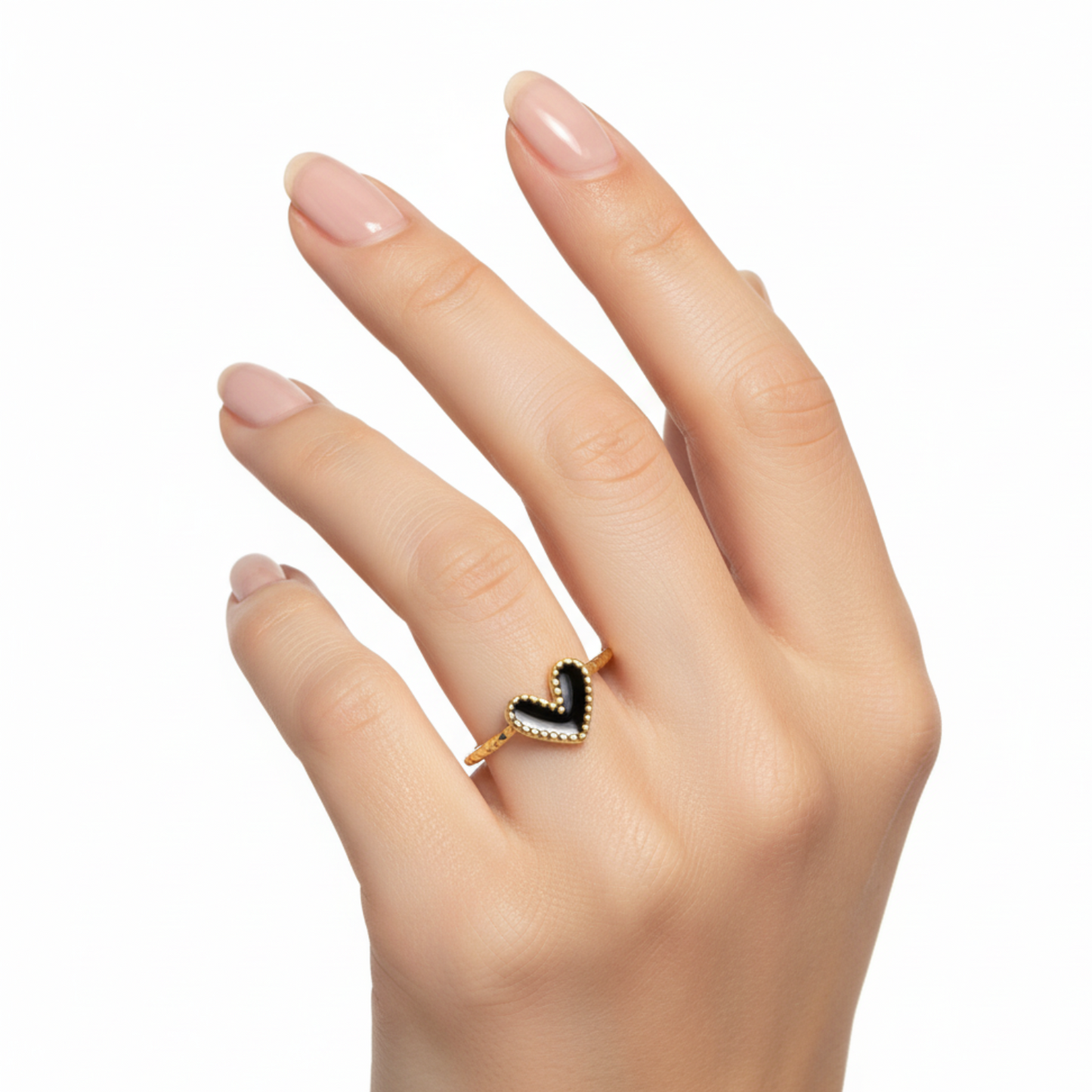 Justerbar ring "Luna Heart"