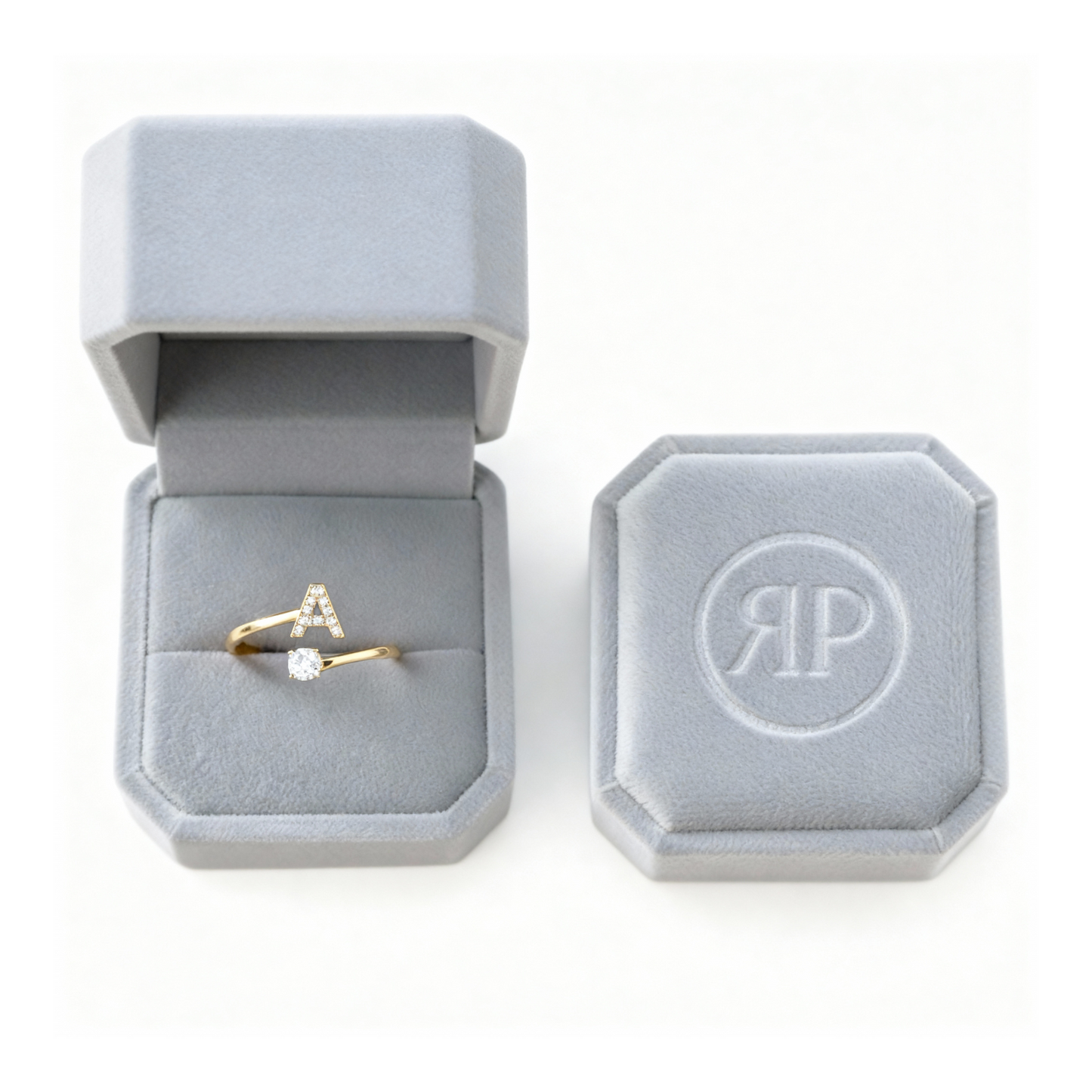 Justerbar Initial Ring "Classic"