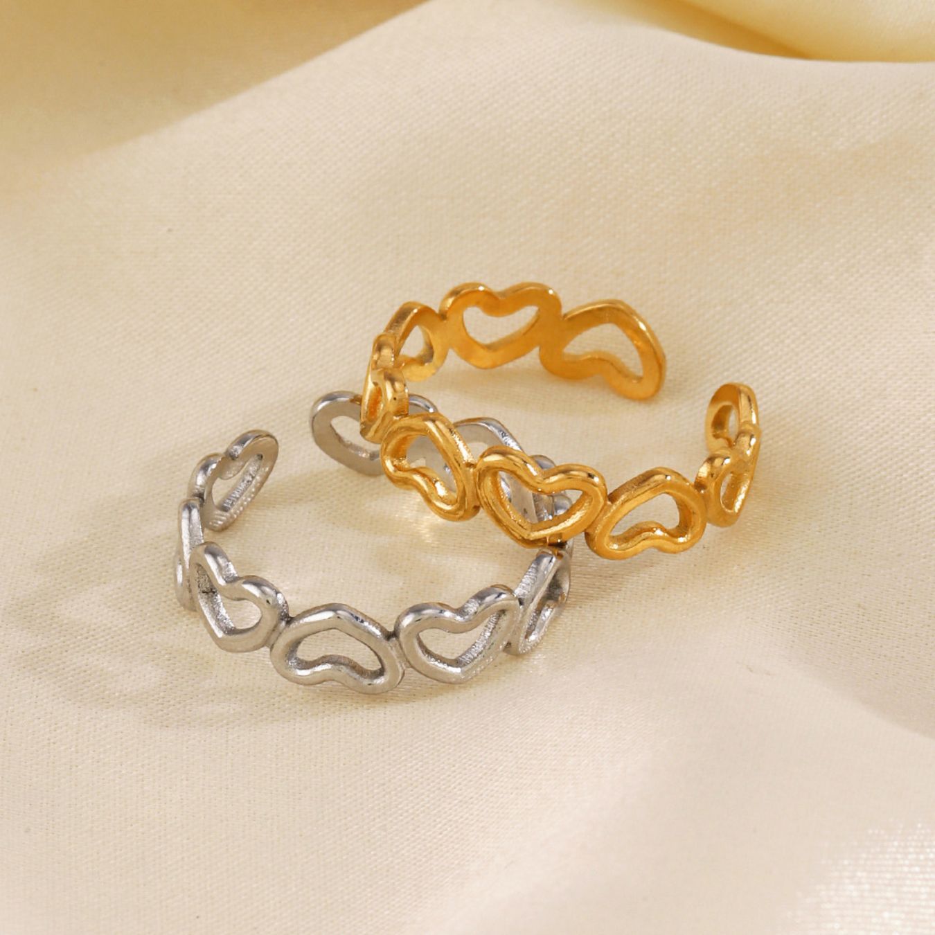 Justerbar ring "Love Link"