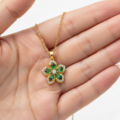 Halskæde "Twist & Bloom"