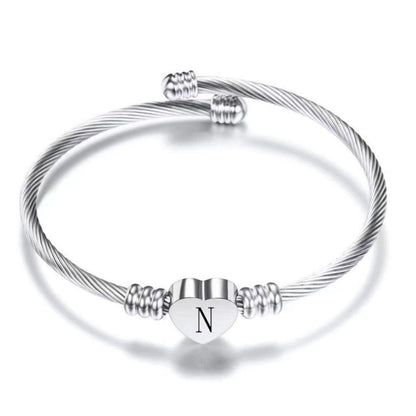 Initial Armbånd "Heart"