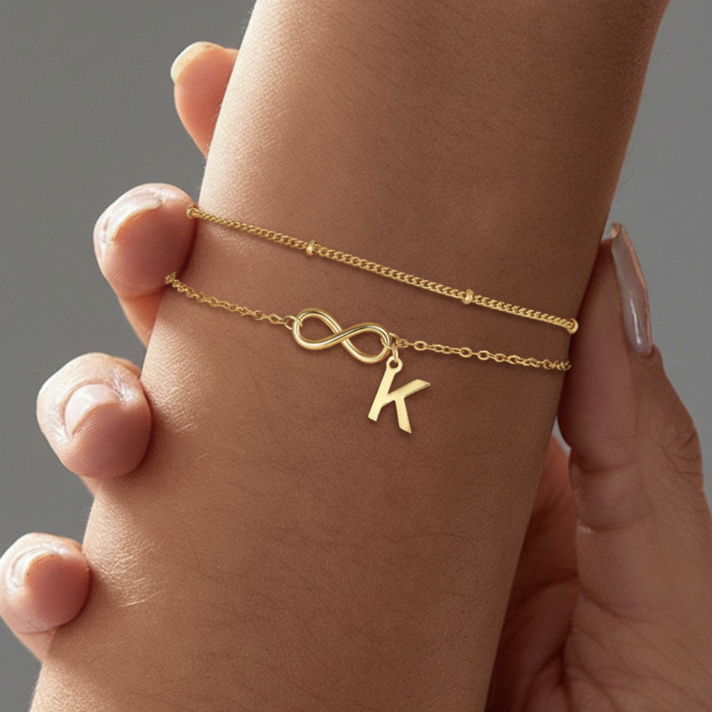 Initial Armbånd "Eternal Bond"