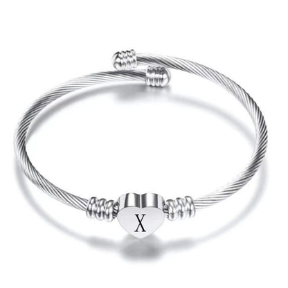 Initial Armbånd "Heart"