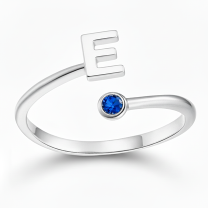 Justerbar Initial Ring "Essence"