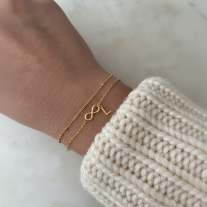 Initial Armbånd "Eternal Bond"