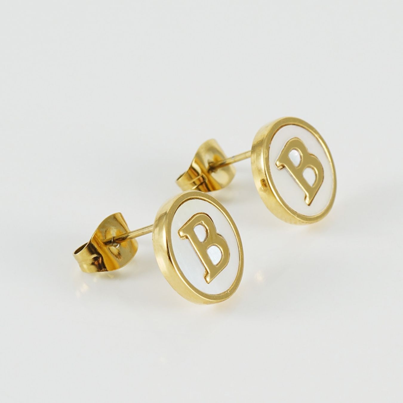 Initial Øreringe "Vintage"