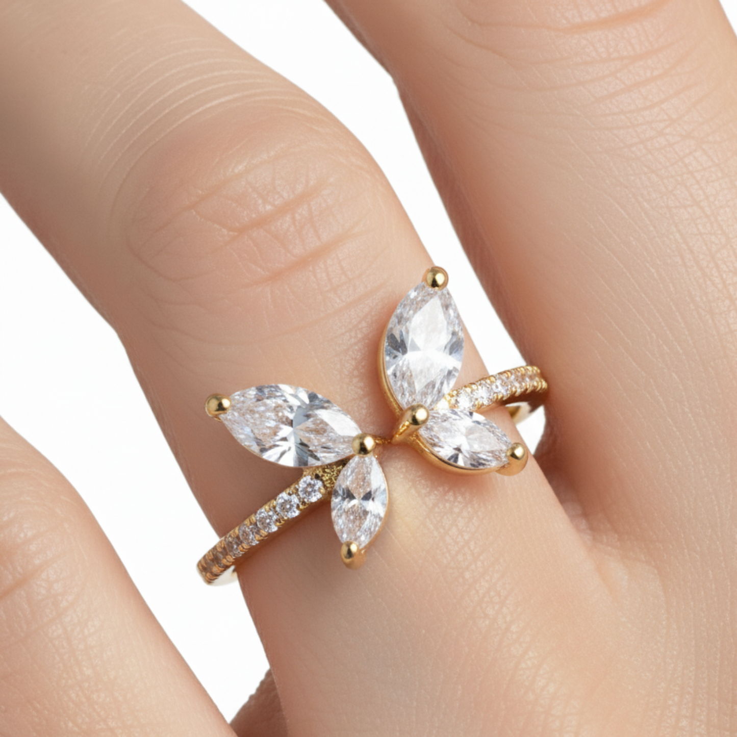 Justerbar ring "Glowfly Ring"