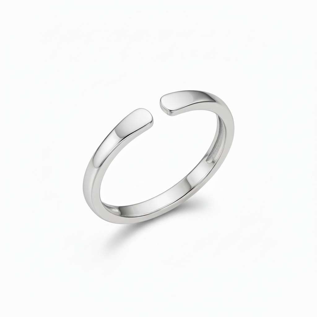 Justerbar Initial Ring "Whisper"