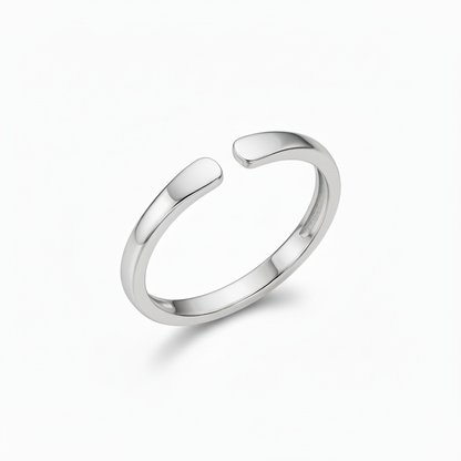 Justerbar Initial Ring "Whisper"
