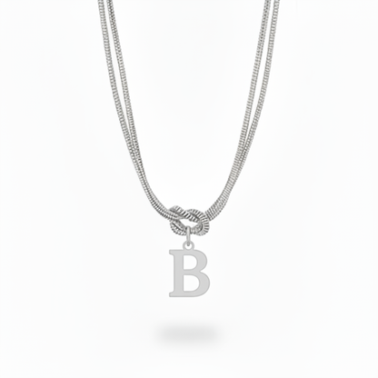 Initial Halskæde "Alphabet Knot"