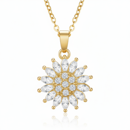 Roterende Halskæde "Sunflower"