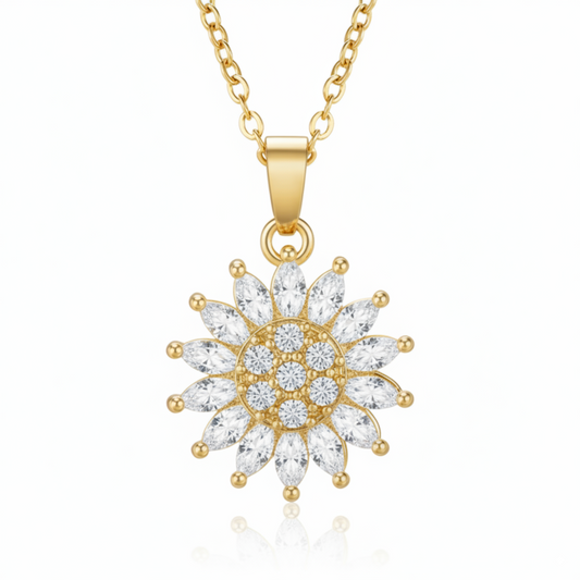 Roterende Halskæde "Sunflower"