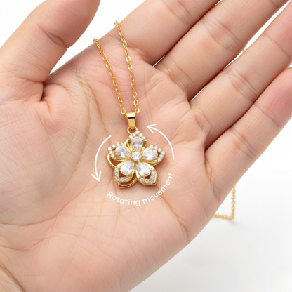 Halskæde "Twist & Bloom"