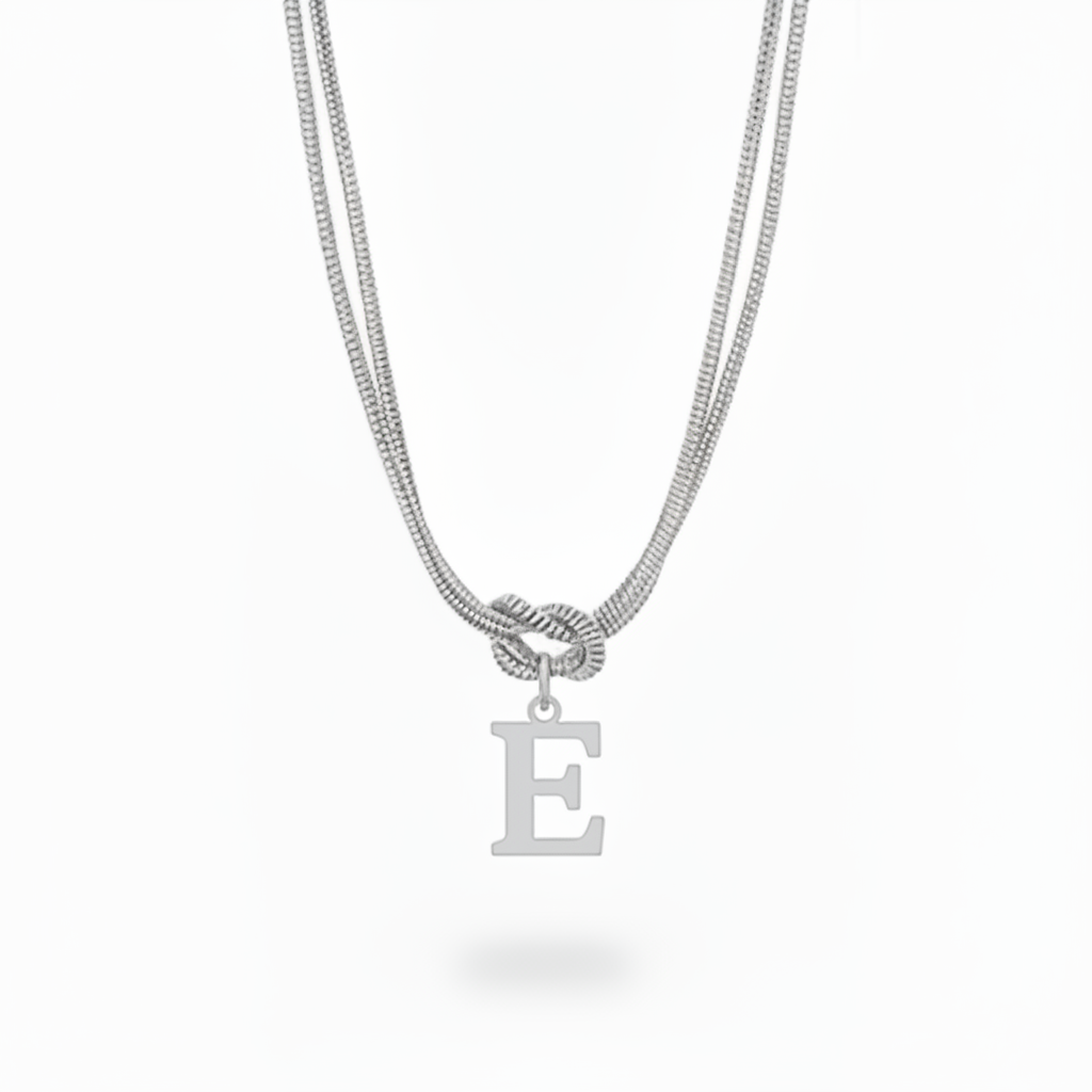 Initial Halskæde "Alphabet Knot"