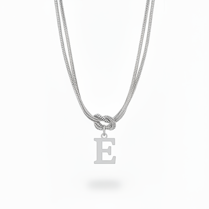 Initial Halskæde "Alphabet Knot"