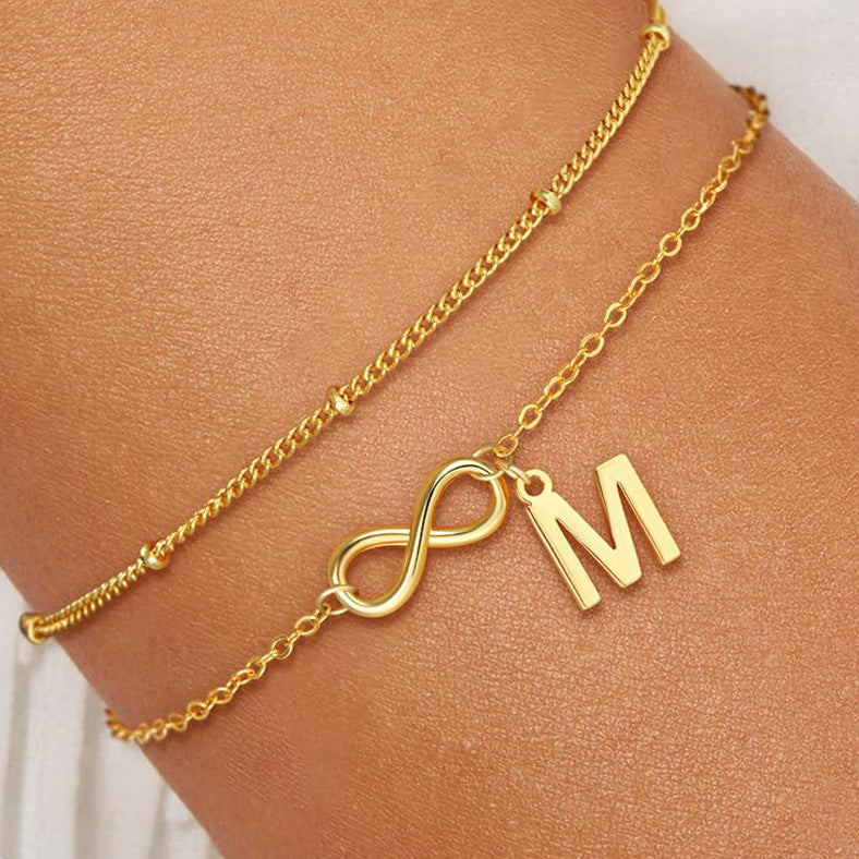 Initial Armbånd "Eternal Bond"