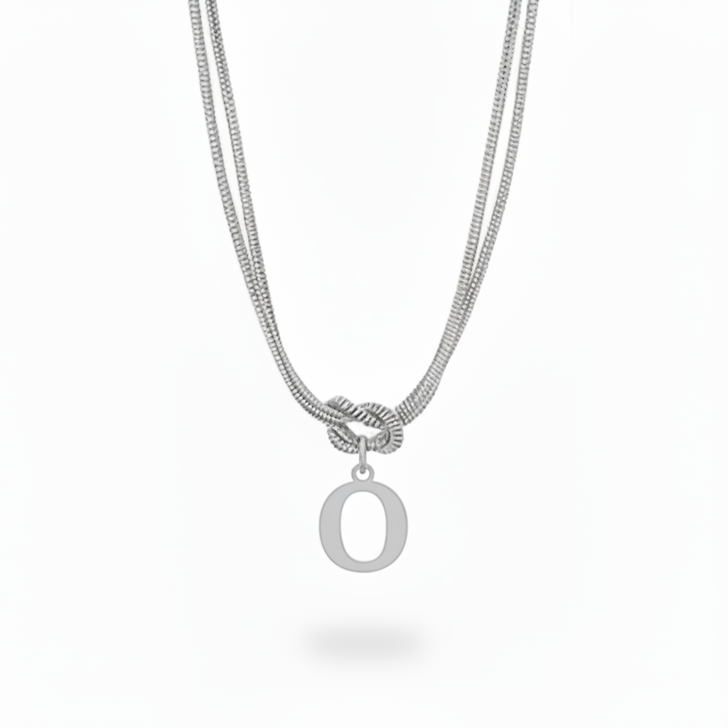 Initial Halskæde "Alphabet Knot"