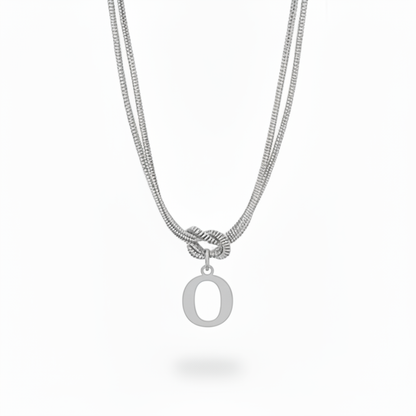 Initial Halskæde "Alphabet Knot"