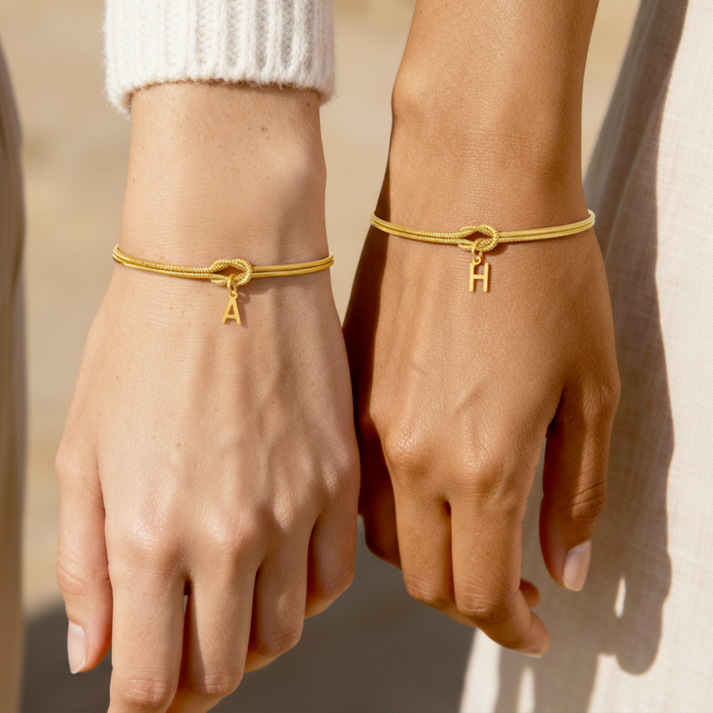 Initial Armbånd "Knot"